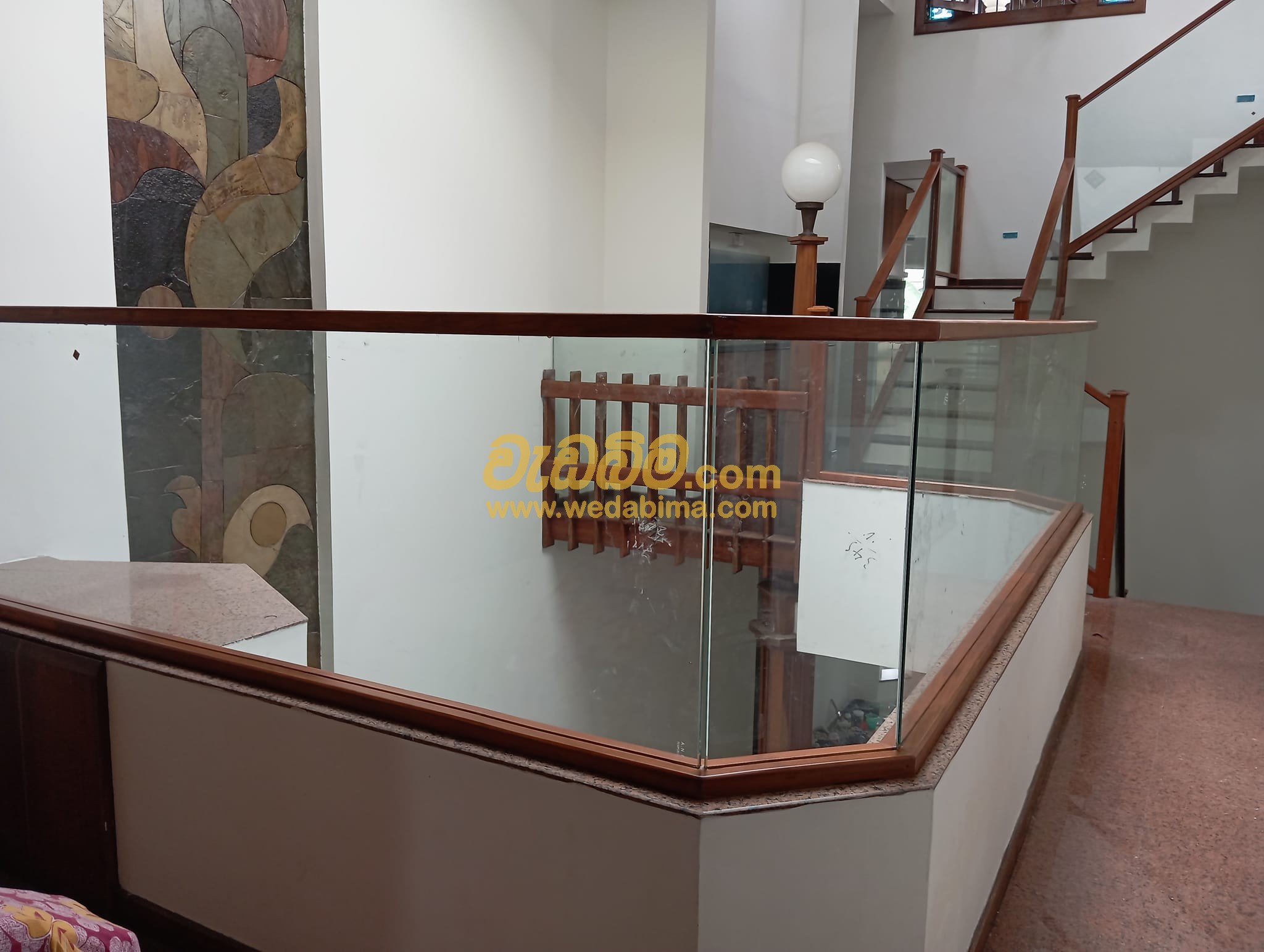 Tempered Glass Staircase Railing - Gampaha