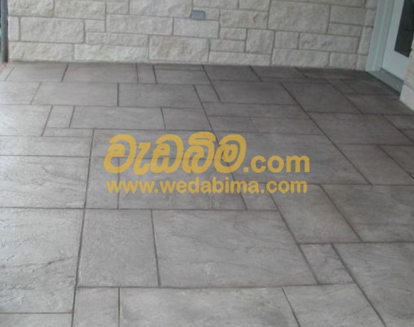 concrete floor design outdoor - Bingiriya