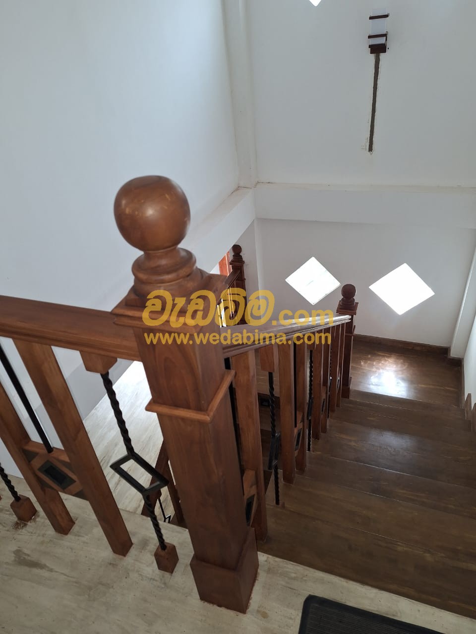 Wooden Handrail Design - Gampaha