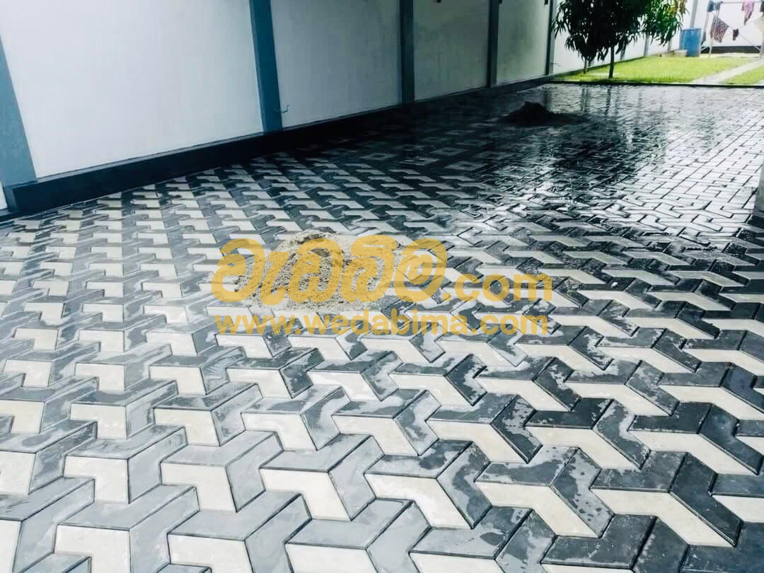 Decorative Interlock paving price in Weliweriya