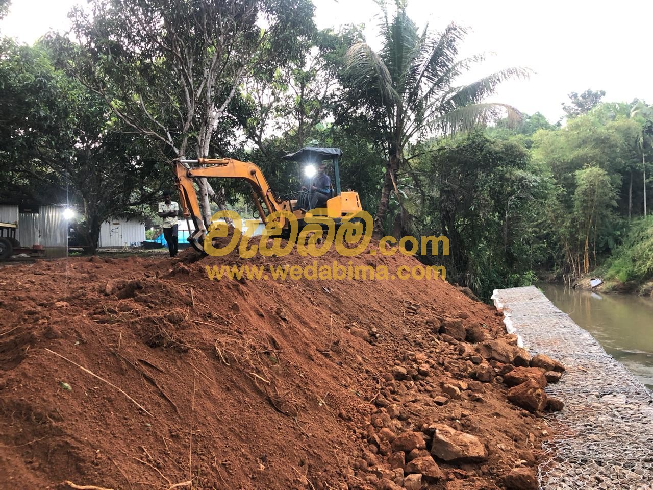 Gabion Wall construction Contractors hokandara