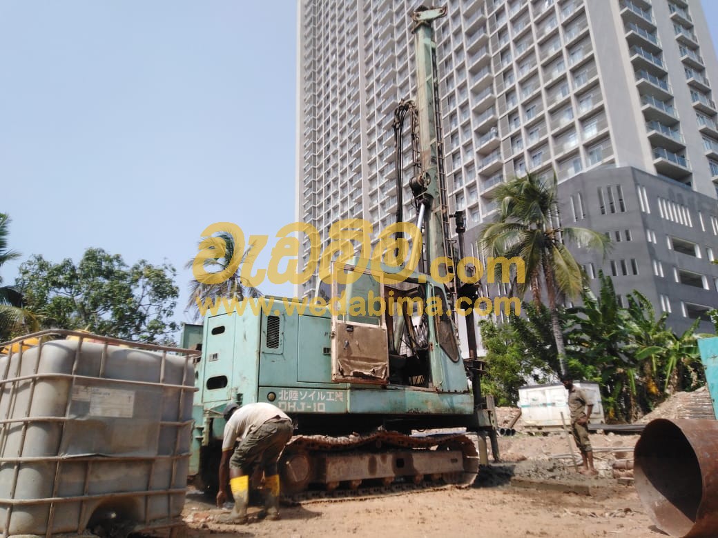 Secant piling contractors in Sri Lanka