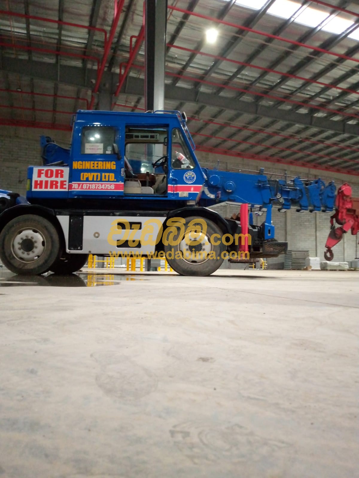 Crane For Rent In Sri Lanka Capacity 10 Ton