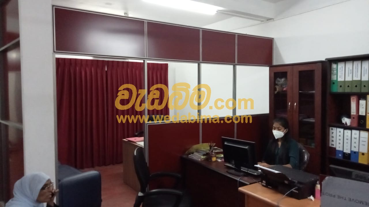 Aluminium Office Partition In Sri Lanka