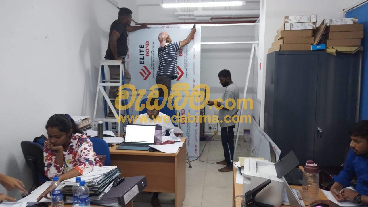 Aluminium Partition Work in Sri Lanka