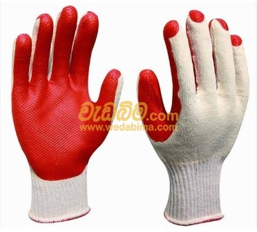Rubber Coated Gloves for sale in sri lanka