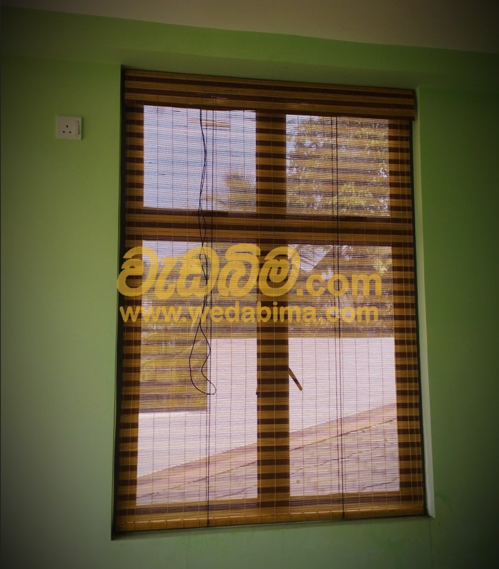 Cover image for Indoor cane blinds