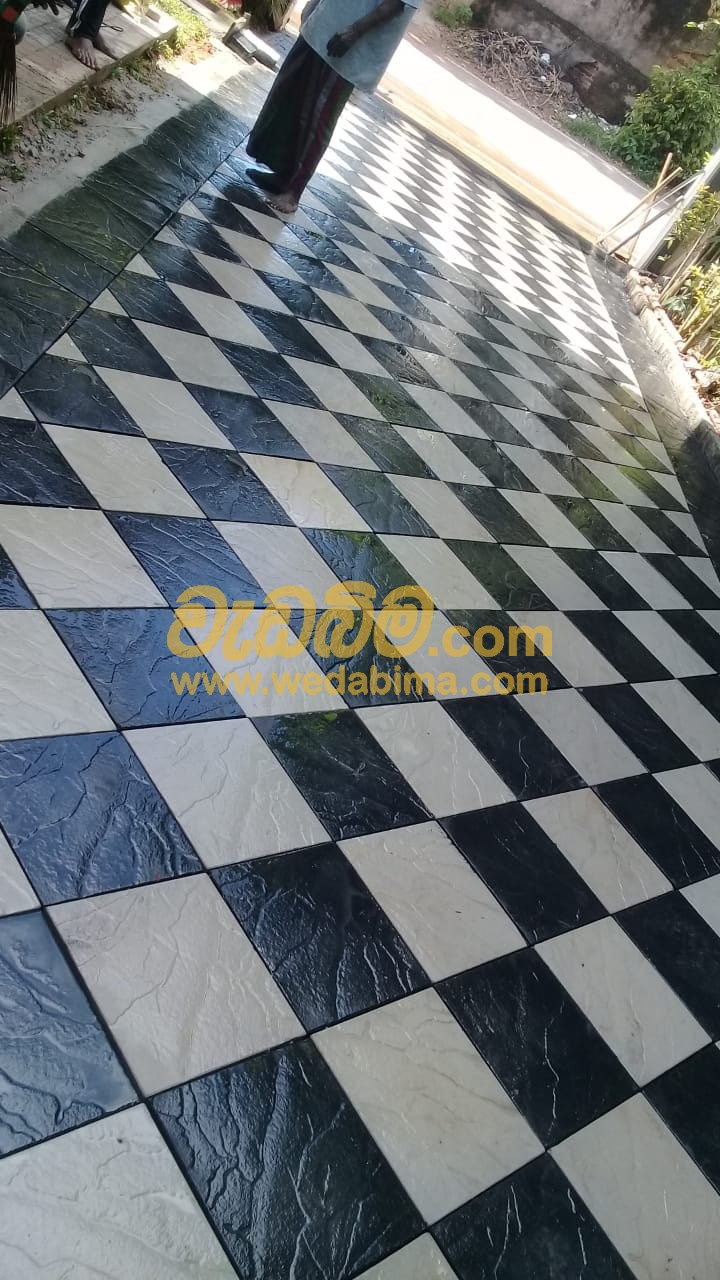 Decorative Interlock paving price in Sri Lanka