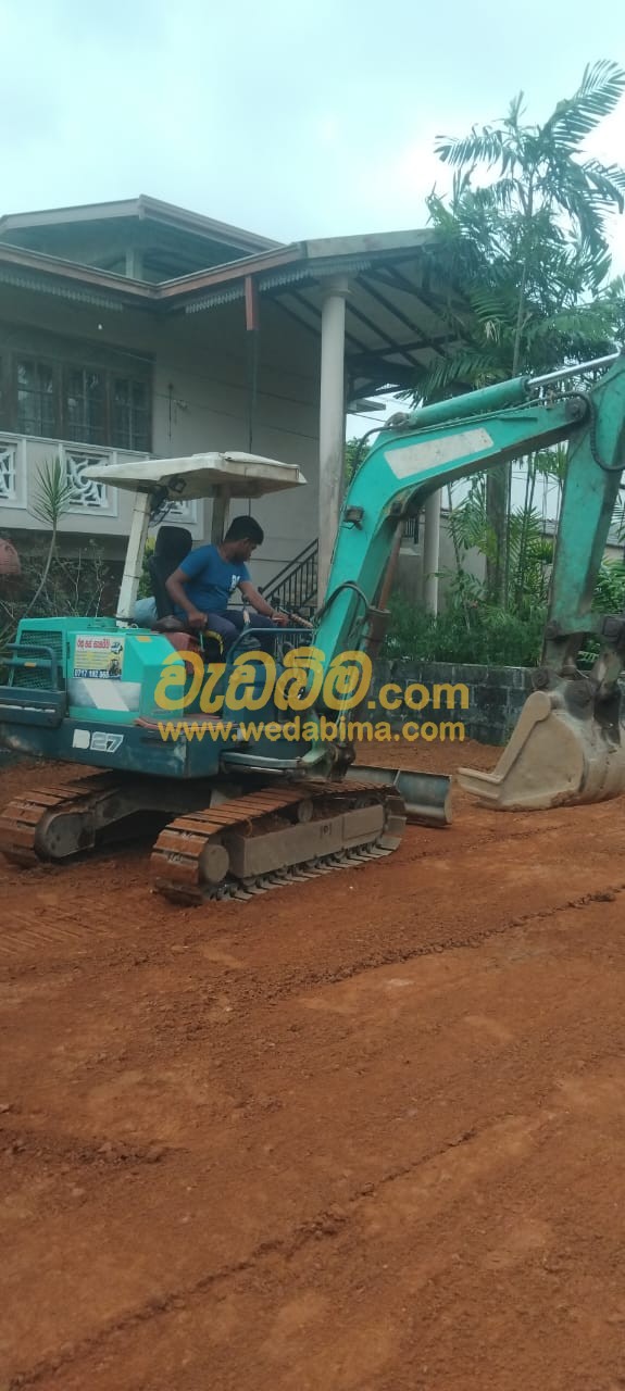 Excavator for hire - colombo