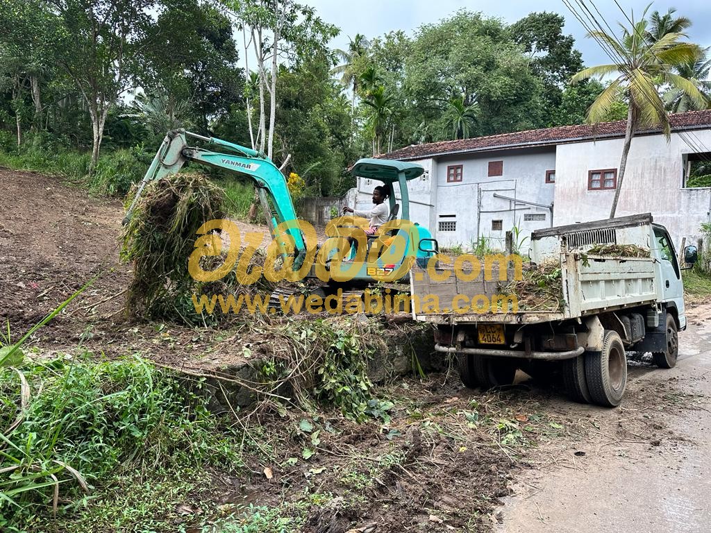 Excavator for rent in Sri Lanka