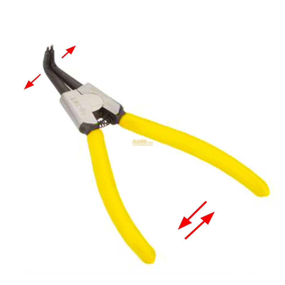 REWIN Internal 90 Degree Bent Snap Ring Pliers 7"