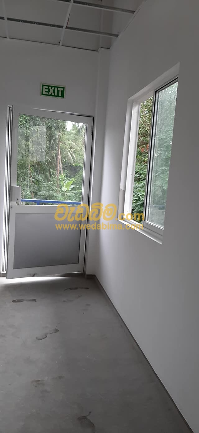 Aluminium doors and windows Sri Lanka prices