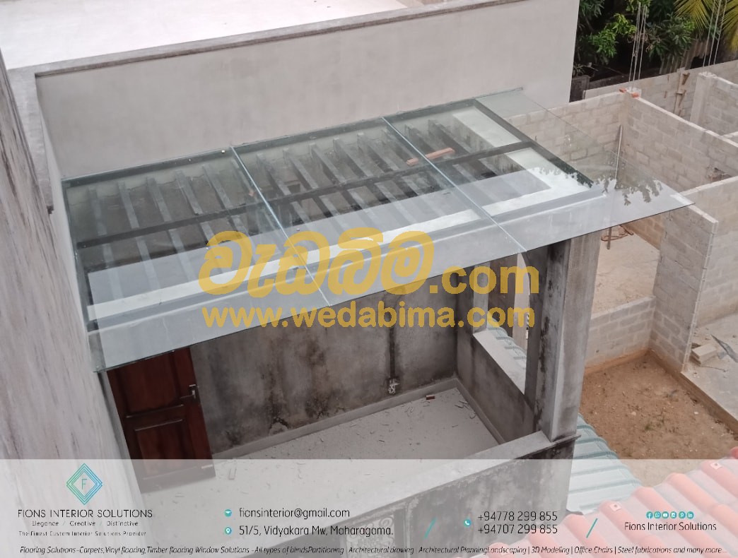 Temperd Glass Canopy