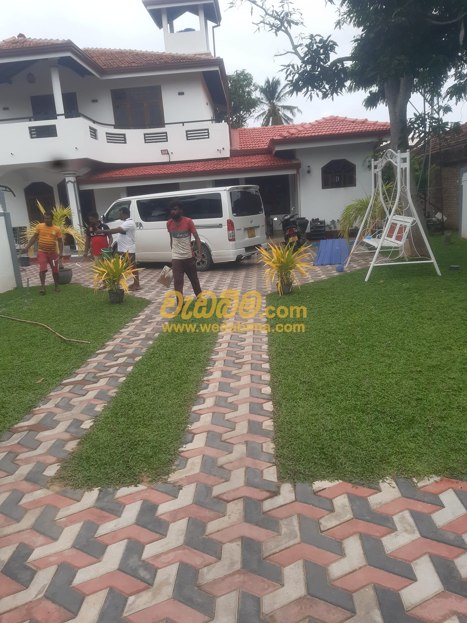 Decorative Interlock paving price in Sri Lanka