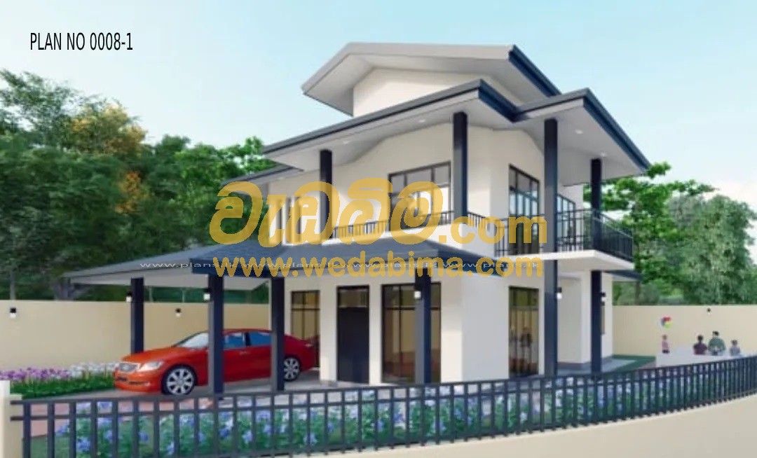 3 bedroom house plan sri lanka