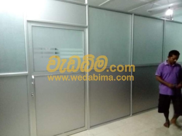 Aluminium Partition Work in Sri Lanka