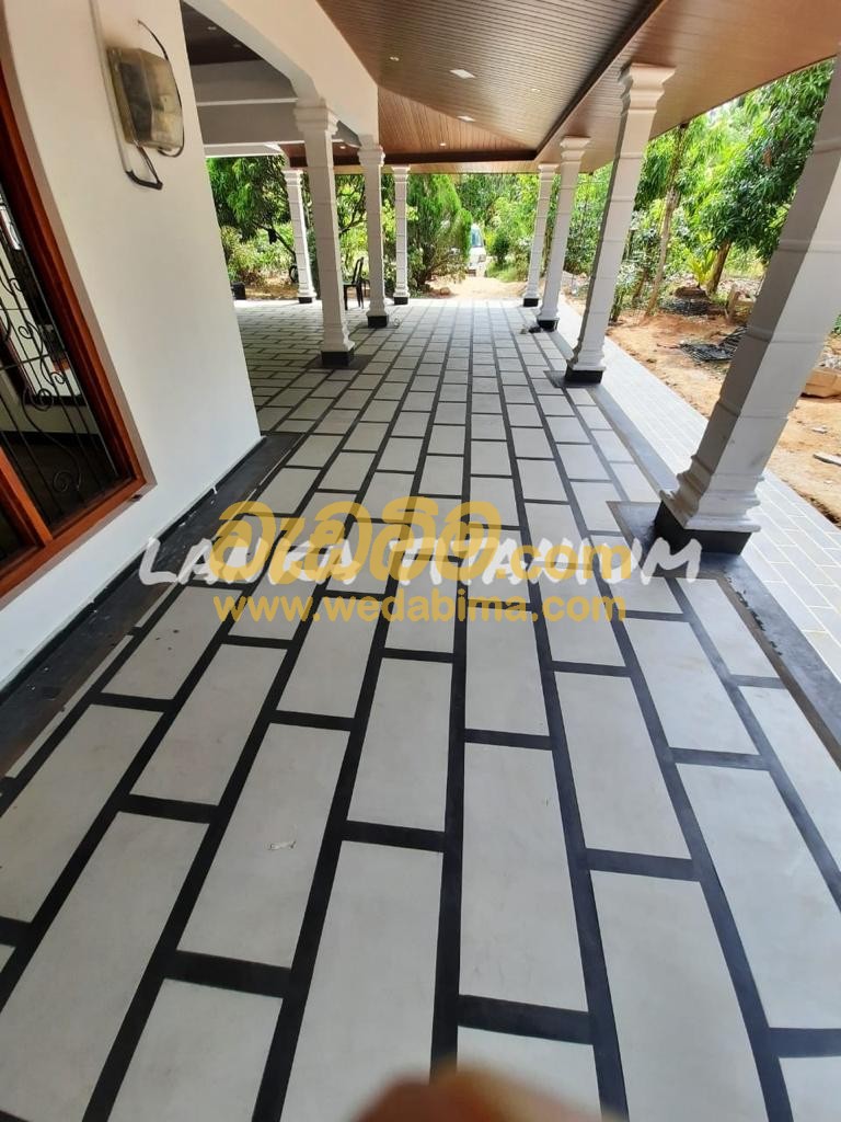 Titanium Cement Floors and Walls