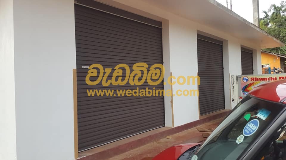 Roller Shutter Doors Installation Sri Lanka