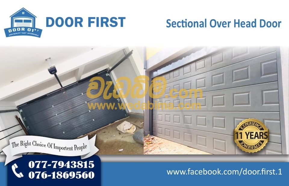 Sectional Over Head Doors Sri Lanka