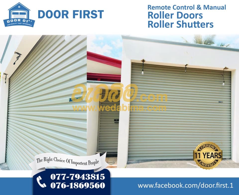 Roller Doors Installation Sri Lanka