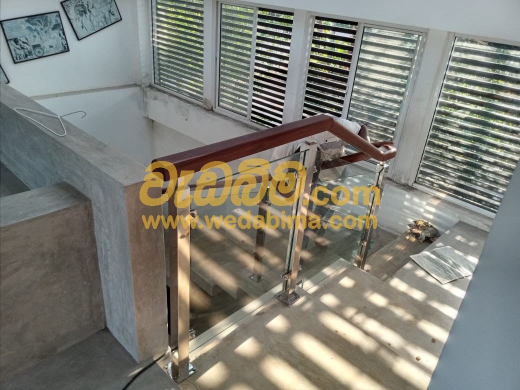 Glass Railing Work Sri Lanka