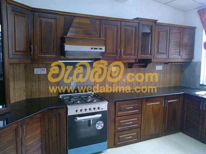 Teak Pantry Cupboards Sri Lanka