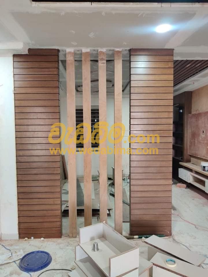 Wood Partition Design