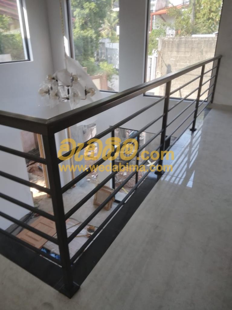 Steel Handrailing Work Sri Lanka