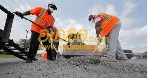 Road Construction Work in Kaluthara