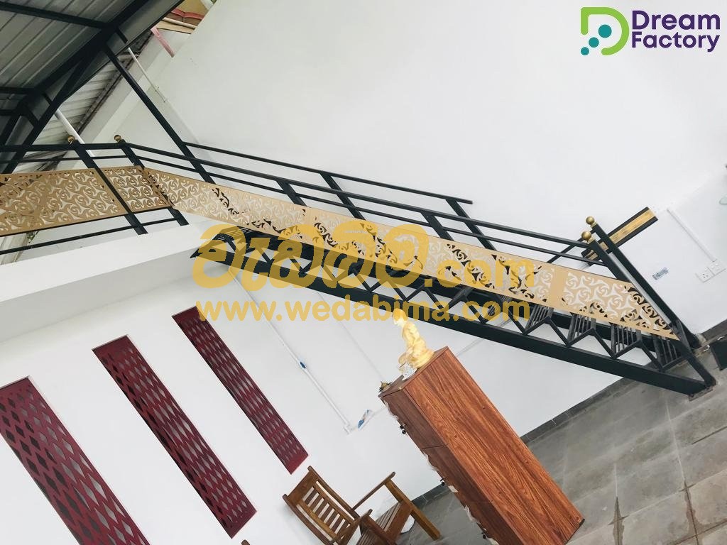 Steel Design Laser Cut Railings in Colombo