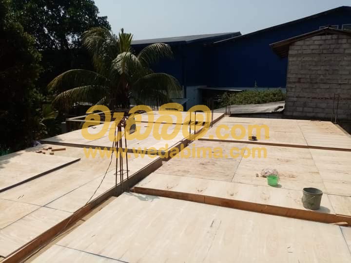 Slab Formwork and Concreting price in Sri Lanka