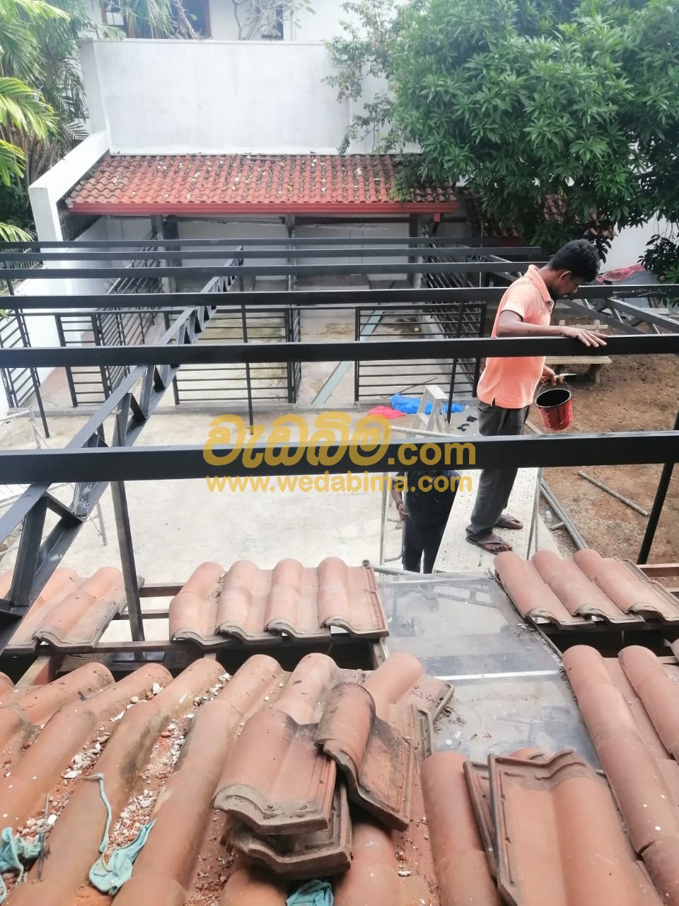 Steel Roofing Works - Panadura