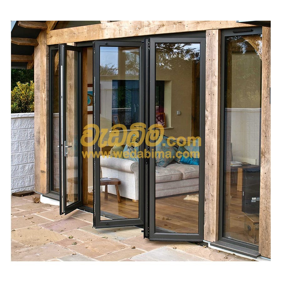 Aluminium bifold doors in Srilanka - Bandarawela