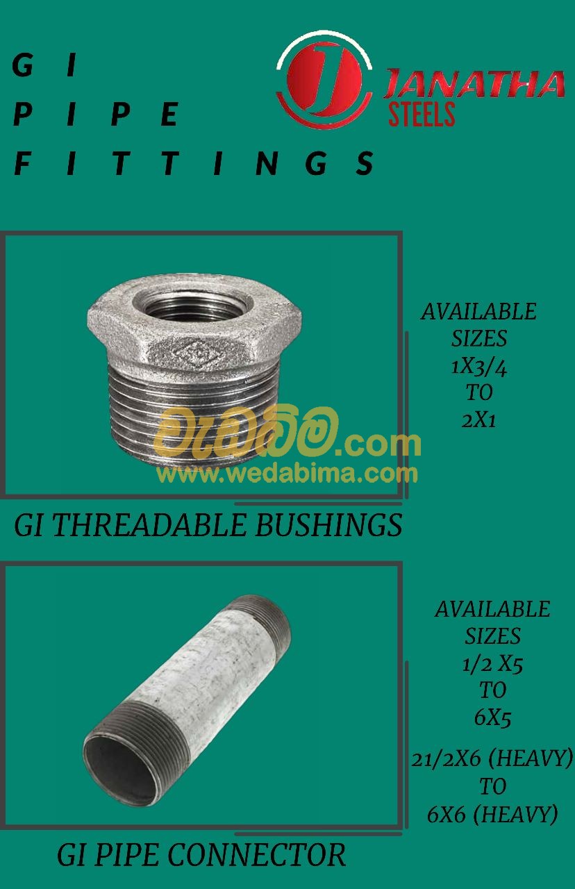 G.I Pipe Fittings Price In Sri Lanka