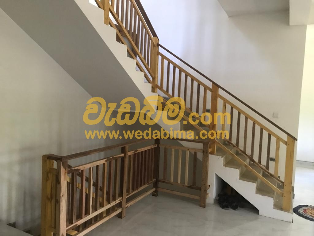 wooden hand railing price