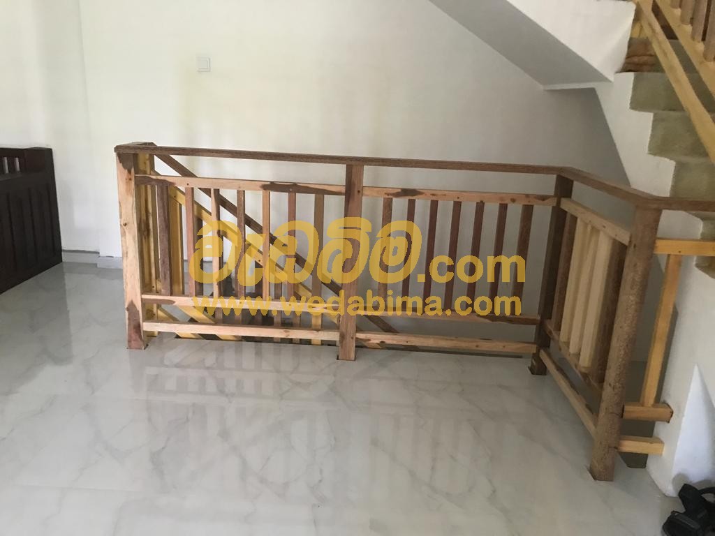 wooden hand railing contractors in kandy