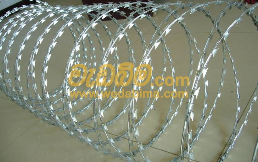 razor wire fence